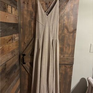 Free People Eros Maxi Dress Elegant Beige Maxi Dress